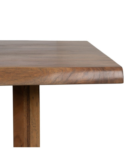 Grande table à manger en acacia brun 240x100x76 cm Beriva Ixia - 4