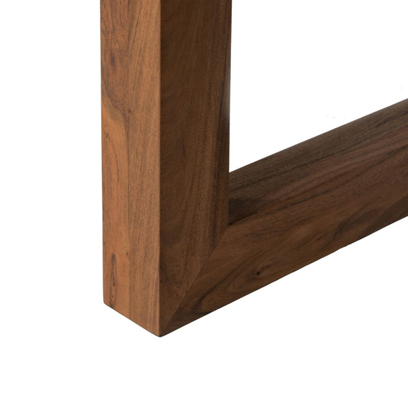 Grande table à manger en acacia brun 240x100x76 cm Beriva Ixia - 9