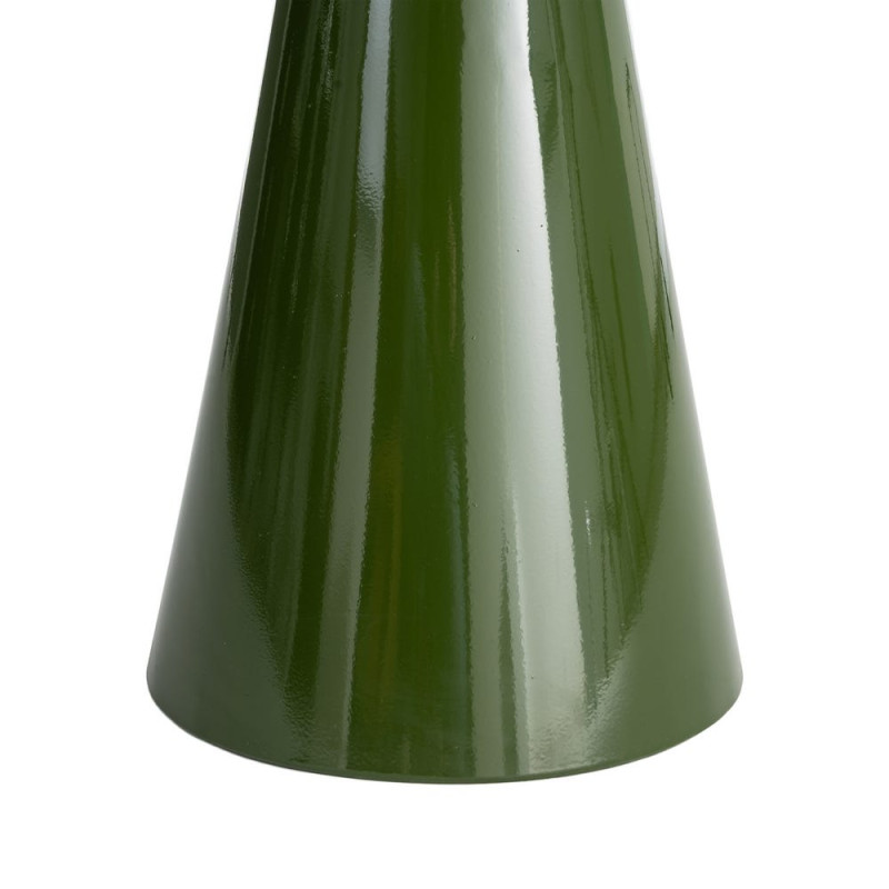 Table d’appoint ronde vert olive en métal 41x41x50 cm Oronz Ixia - 6