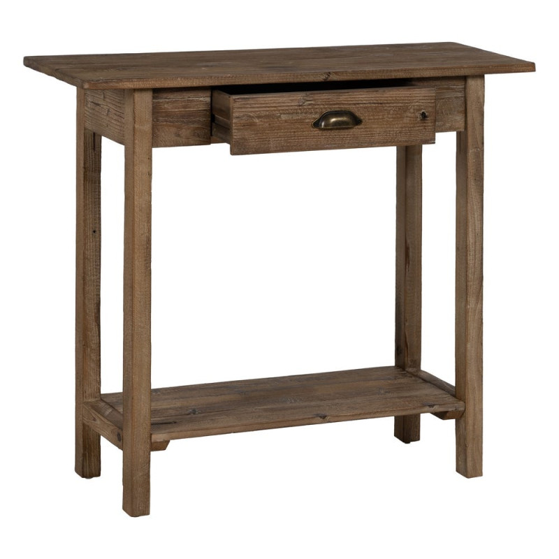 Console d’entrée bois naturel 90 cm Belarira Ixia - 2