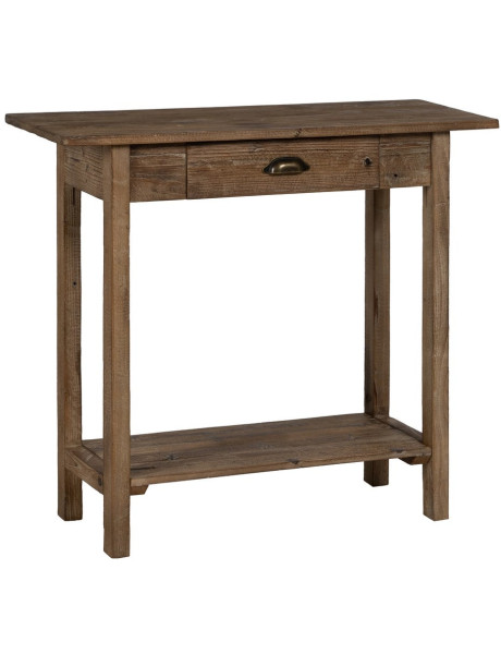 Console d’entrée bois naturel 90 cm Belarira Ixia - 1