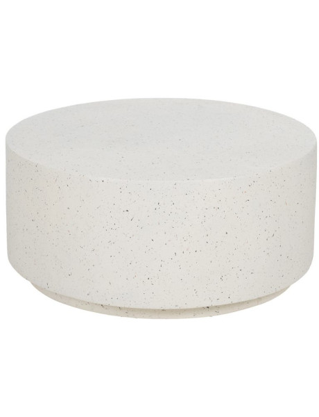 Table basse ronde extérieure blanche 90 cm Gavelaya Ixia - 1