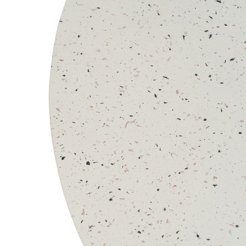 Table basse ronde extérieure blanche 90 cm Gavelaya Ixia - 2