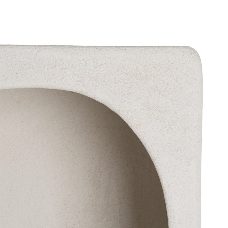 Bibliothèque blanche à niches arrondies en MDF 80x38x170 cm Wilma Ixia - 8