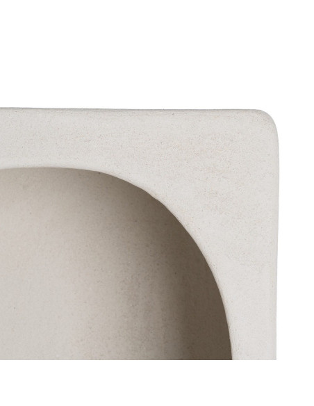 Bibliothèque blanche à niches arrondies en MDF 80x38x170 cm Wilma Ixia - 8