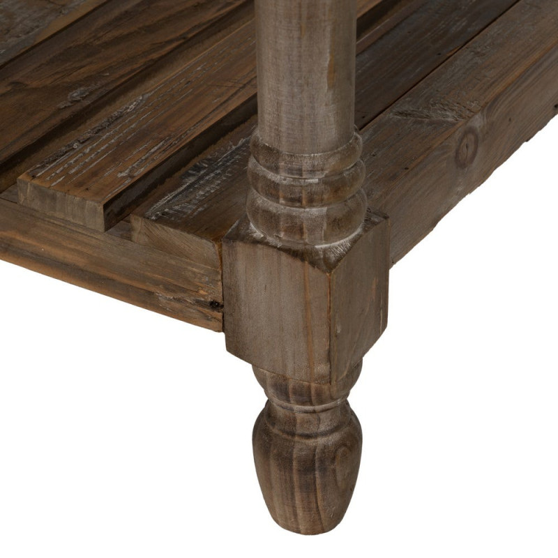 Console drapier 3 tiroirs en sapin brun 184,5 cm Ervenano Ixia - 10