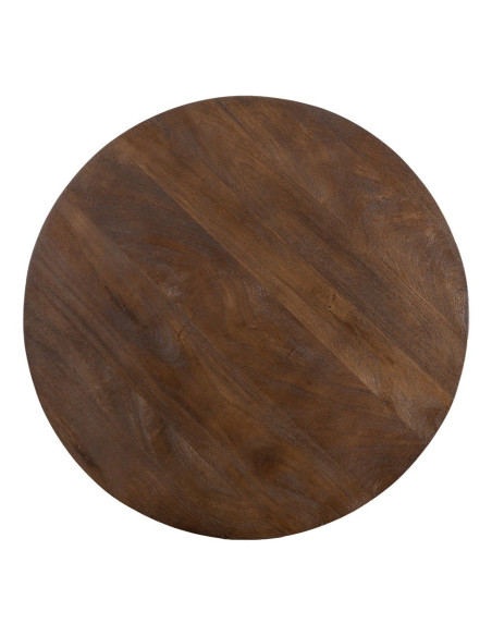 Table basse ronde bois de manguier brun 90 cm Zarelora Ixia - 10