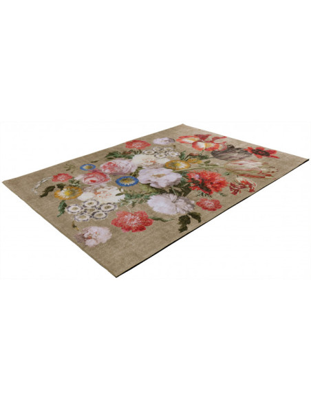 Tapis floral vintage beige 160x230 cm Bouquet  - 2