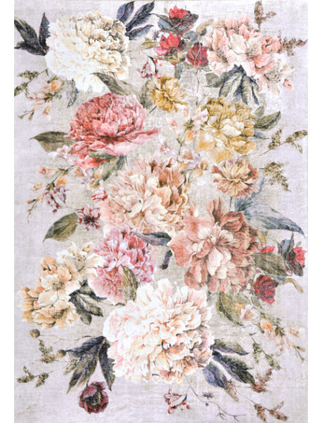 Tapis floral vintage rose 190x290 cm Bouquet  - 1