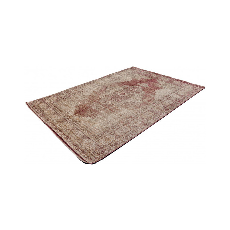 Tapis vintage oriental terracotta et beige en polyester 160x230 cm Avignon  - 2
