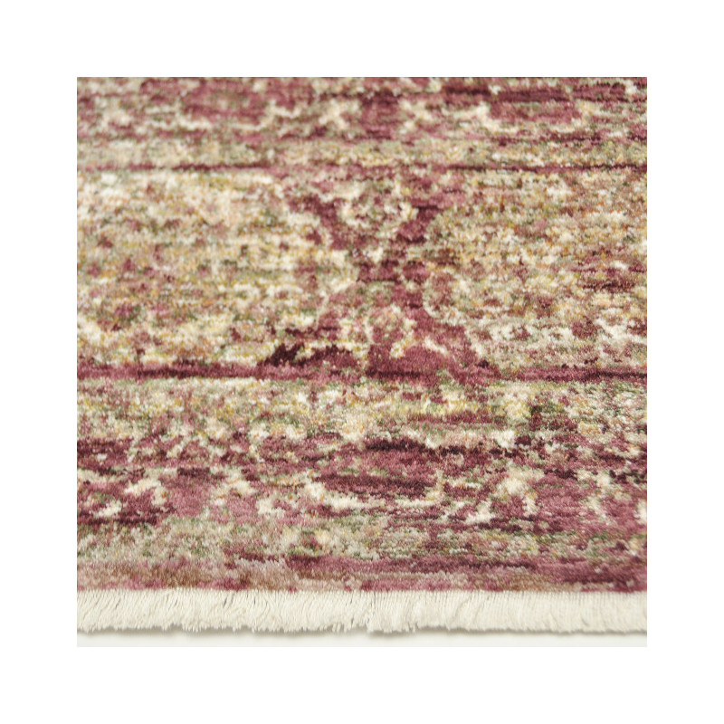 Tapis vintage oriental terracotta et beige en polyester 160x230 cm Avignon  - 3