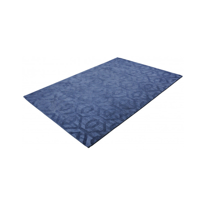 Tapis bleu marine géométrique 190x290 cm Heraklion  - 2