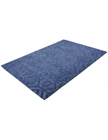 Tapis bleu marine géométrique 190x290 cm Heraklion  - 2
