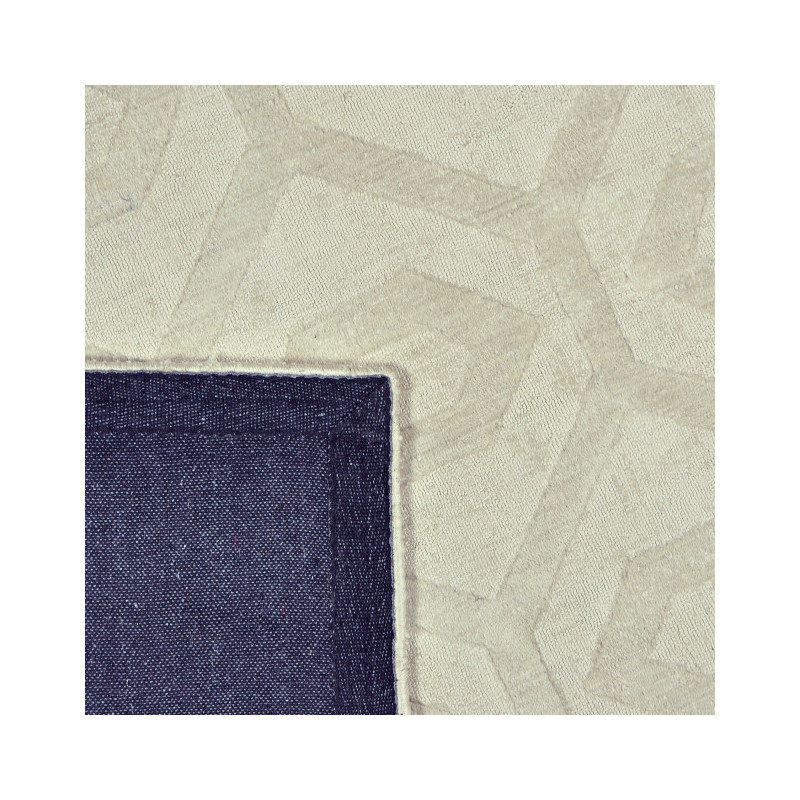 Tapis crème géométrique polyester 160x230 cm Heraklion  - 4