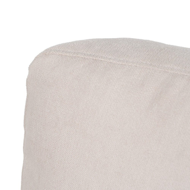 Fauteuil scandinave blanc cassé tissu et bois 65x71x88 cm Tarenano Ixia - 9