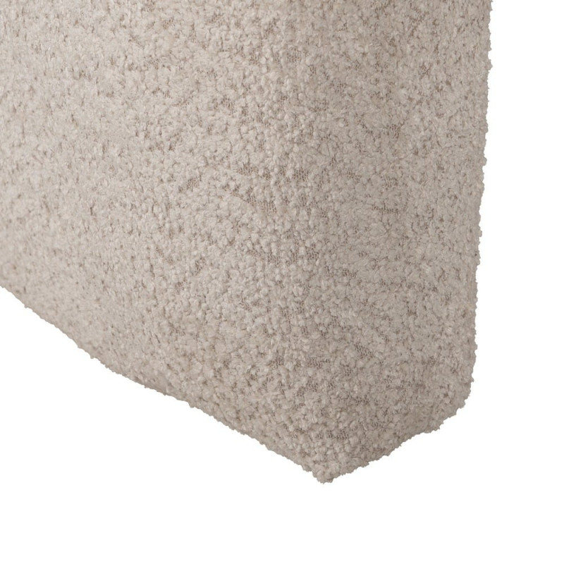 Fauteuil lounge bouclette beige 62x86x69 cm Varelaro Ixia - 10