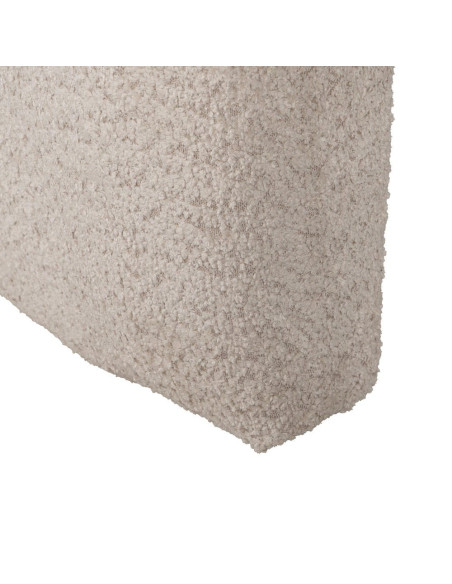 Fauteuil lounge bouclette beige 62x86x69 cm Varelaro Ixia - 10