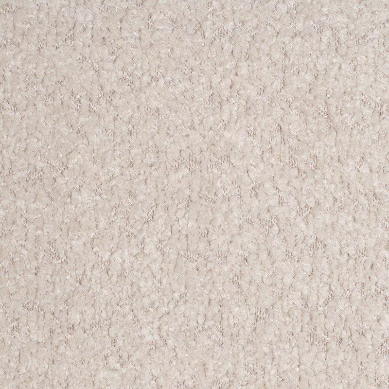 Fauteuil bas bouclette beige 60x90x63 cm Harelero Ixia - 9
