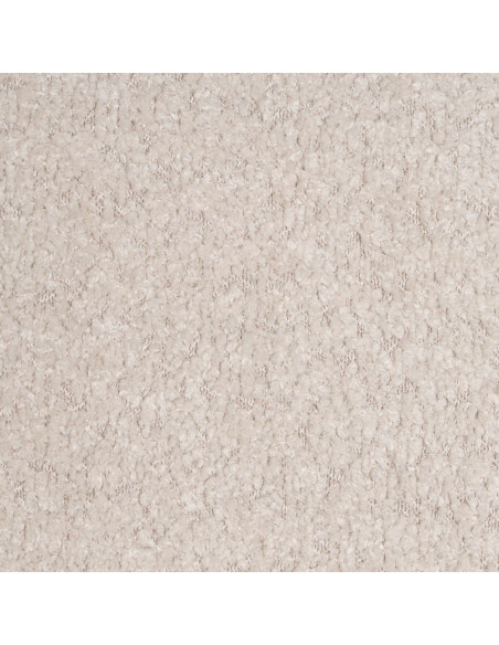 Fauteuil bas bouclette beige 60x90x63 cm Harelero Ixia - 9
