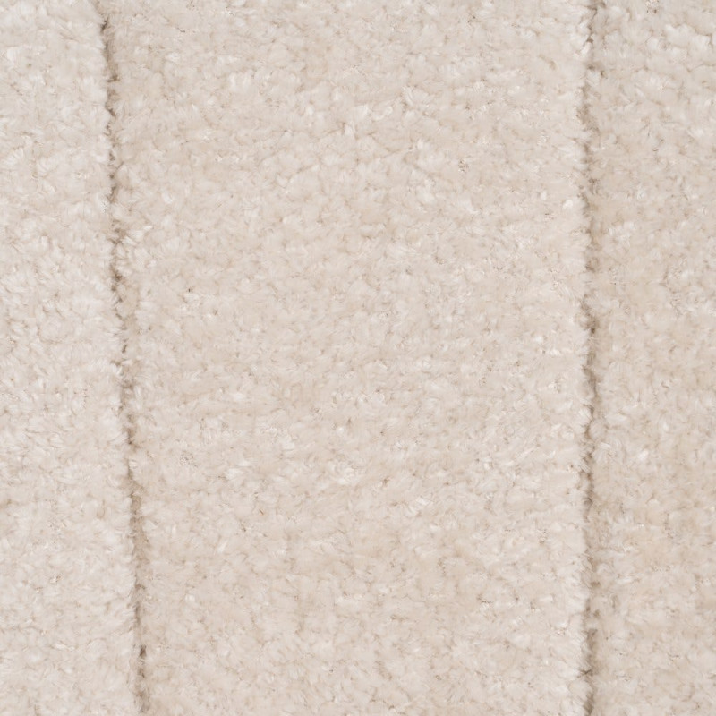 Fauteuil bouclette crème dossier coquille 71x75x76 cm Virenoro Ixia - 11