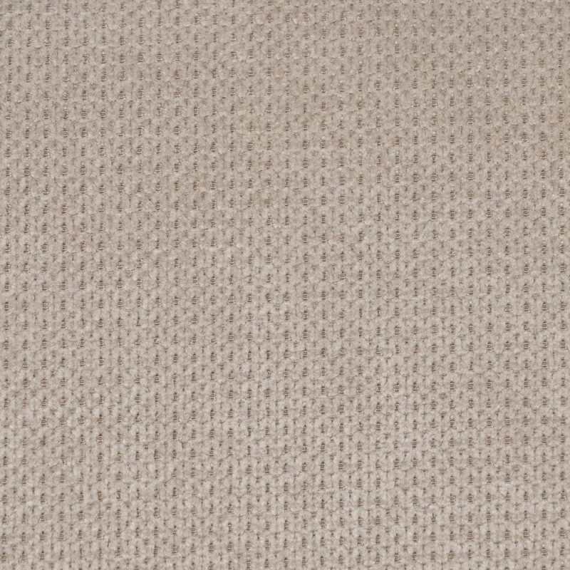 Fauteuil enveloppant beige en tissu et métal noir 77x72x68 cm Lareloro Ixia - 10