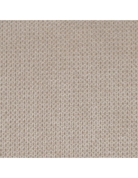 Fauteuil enveloppant beige en tissu et métal noir 77x72x68 cm Lareloro Ixia - 10