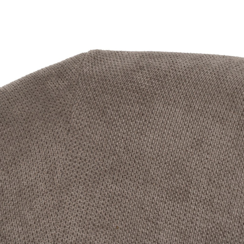 Fauteuil lounge taupe en tissu polyester 77x72x68 cm Lareloro Ixia - 6