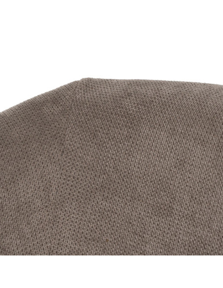 Fauteuil lounge taupe en tissu polyester 77x72x68 cm Lareloro Ixia - 6