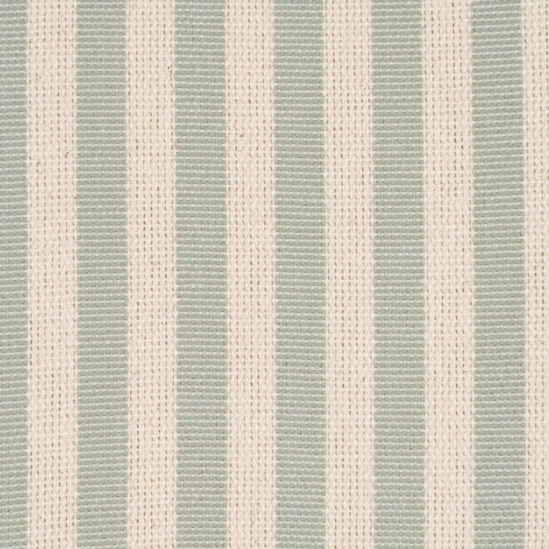 Fauteuil rayé vert sauge en tissu et hévéa 54x64x73 cm Elarano Ixia - 10