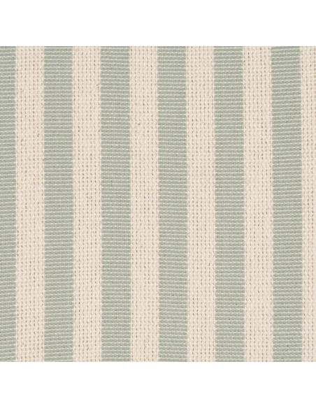 Fauteuil rayé vert sauge en tissu et hévéa 54x64x73 cm Elarano Ixia - 10