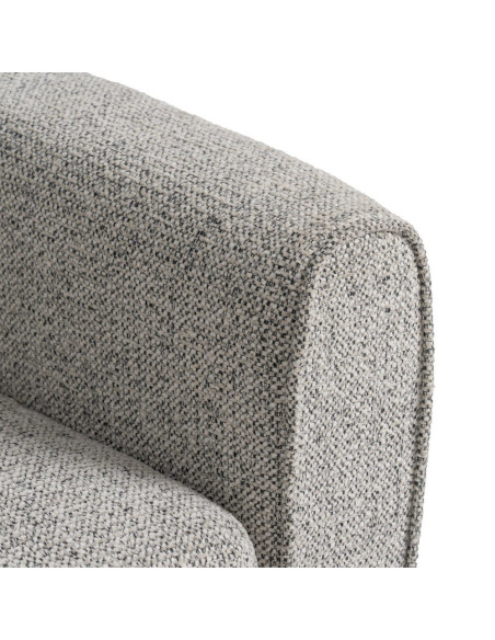 Fauteuil club gris chiné en tissu 81x75x82 cm Orlenivo Ixia - 10