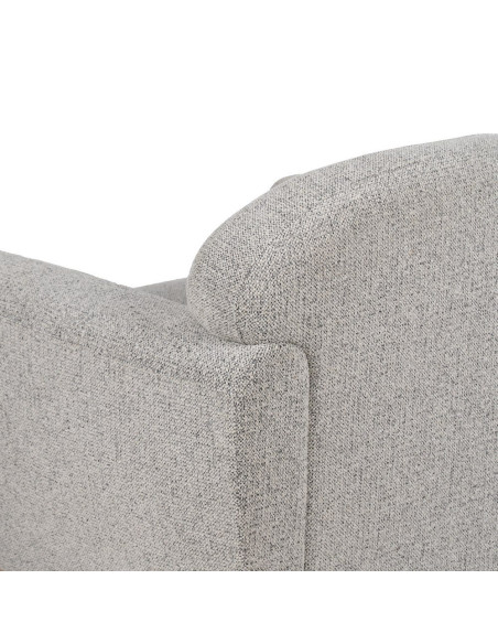 Fauteuil club gris chiné en tissu 81x75x82 cm Orlenivo Ixia - 11