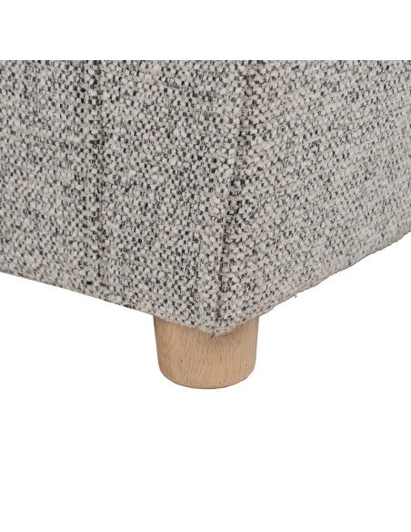 Fauteuil club gris chiné en tissu 81x75x82 cm Orlenivo Ixia - 13