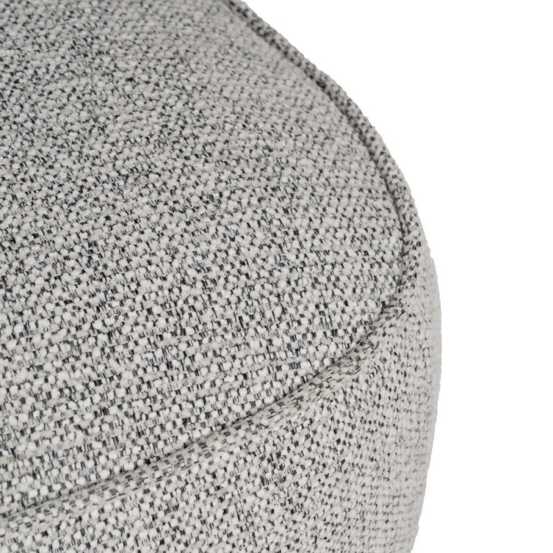 Fauteuil cosy bicolore gris et grège 78x81x74 cm Sareledo Ixia - 7