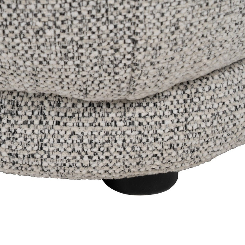 Fauteuil cosy bicolore gris et grège 78x81x74 cm Sareledo Ixia - 13