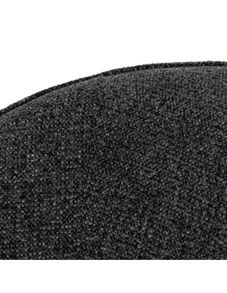 Fauteuil gris anthracite enveloppant en tissu 78x81x74 cm Sareledo Ixia - 6