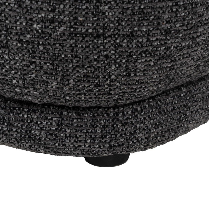 Fauteuil gris anthracite enveloppant en tissu 78x81x74 cm Sareledo Ixia - 11