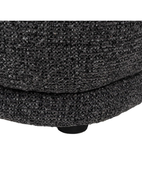 Fauteuil gris anthracite enveloppant en tissu 78x81x74 cm Sareledo Ixia - 11