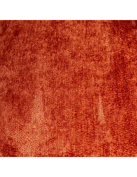 Fauteuil pivotant terracotta en tissu 78x79x77 cm Areloro Ixia - 6