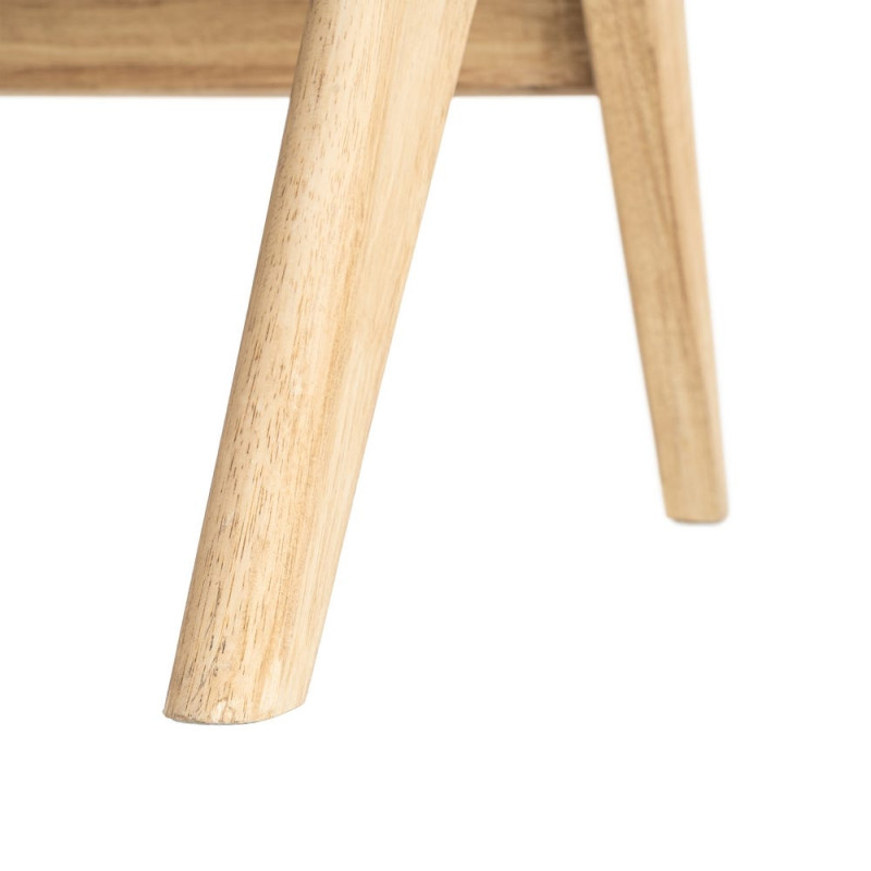 Fauteuil scandinave bleu gris en tissu et bois 74x76x85 cm Lomarero Ixia - 11