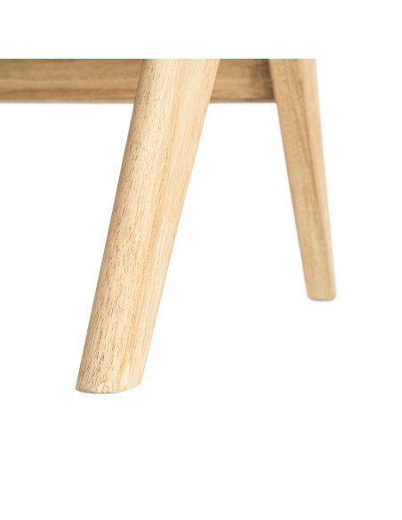 Fauteuil scandinave bleu gris en tissu et bois 74x76x85 cm Lomarero Ixia - 11
