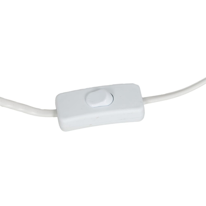 Grande lampe à poser gris perle en résine 44x44x100 cm Virenina Ixia - 8