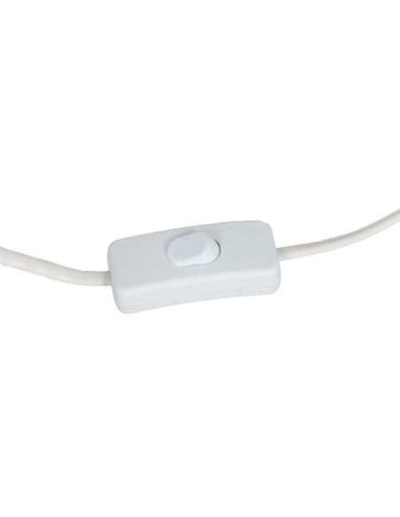 Grande lampe à poser gris perle en résine 44x44x100 cm Virenina Ixia - 8