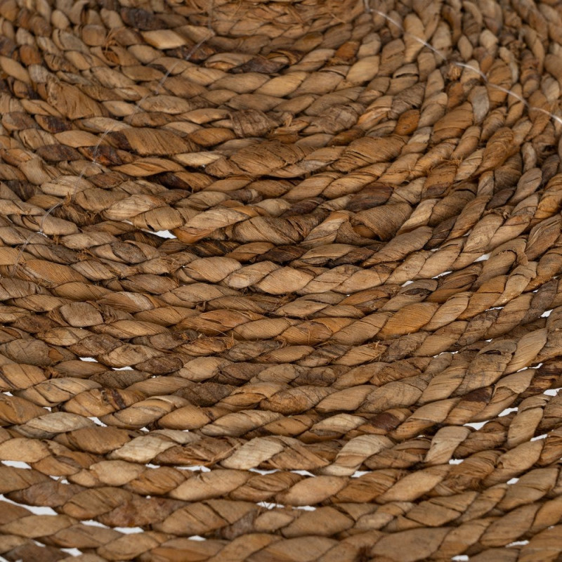 Grande suspension beige en fibres naturelles à franges 80x80x45 cm Isenesa Ixia - 6