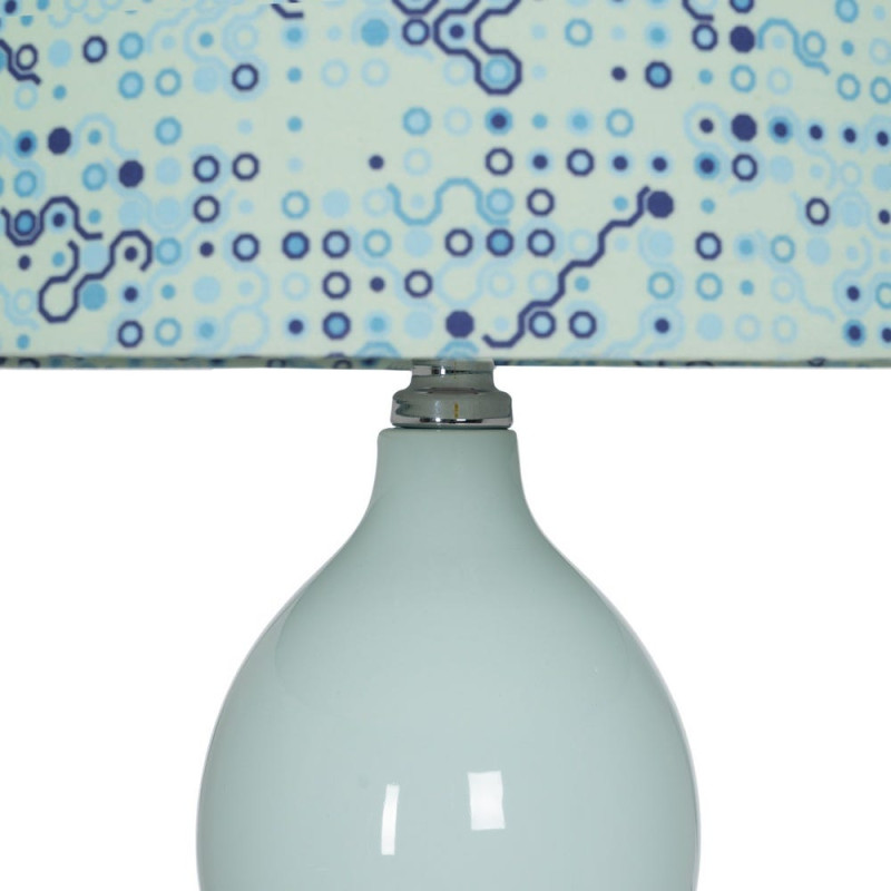 Lampe à poser céramique vert d’eau 38x38x63,5 cm Delarora Ixia - 3
