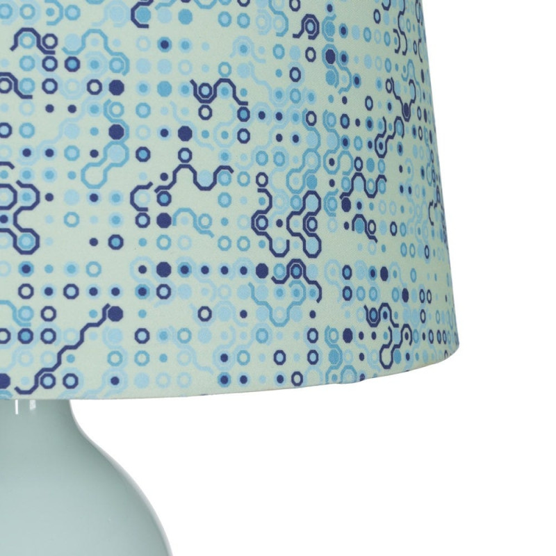 Lampe à poser céramique vert d’eau 38x38x63,5 cm Delarora Ixia - 6
