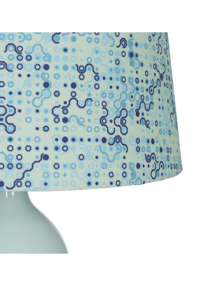 Lampe à poser céramique vert d’eau 38x38x63,5 cm Delarora Ixia - 6