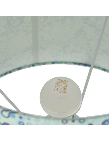 Lampe à poser céramique vert d’eau 38x38x63,5 cm Delarora Ixia - 8