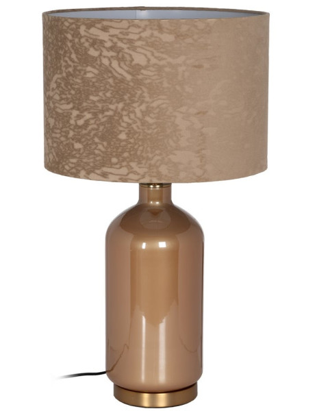 Lampe à poser verre ambré 39x39x68,5 cm Farelisa Ixia - 1