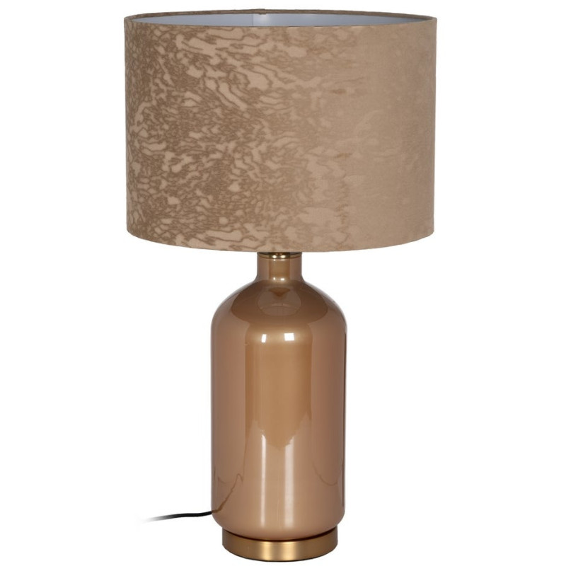 Lampe à poser verre ambré 39x39x68,5 cm Farelisa Ixia - 1